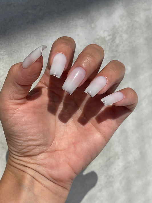 MILKY B*TCH ACRYL – Luxury Handmade Reusable Press On Nails