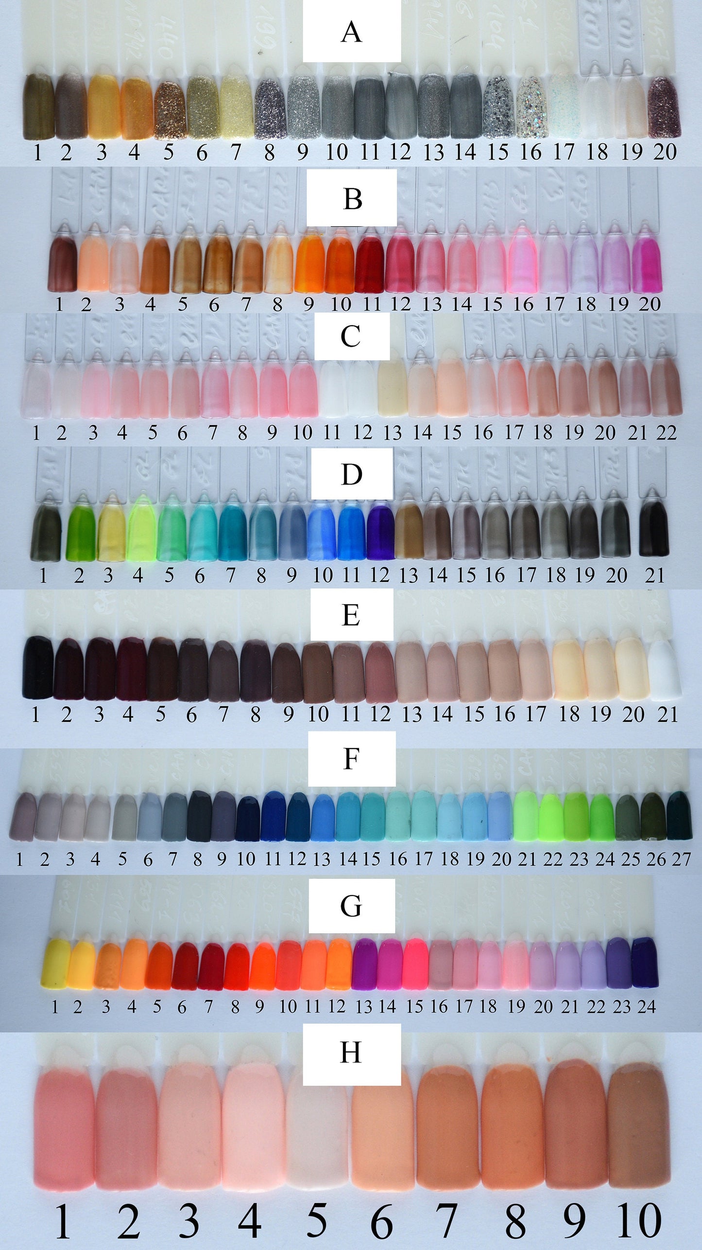 Solid Color – Glossy or Matte – Handmade Luxury Reusable Press On Nails