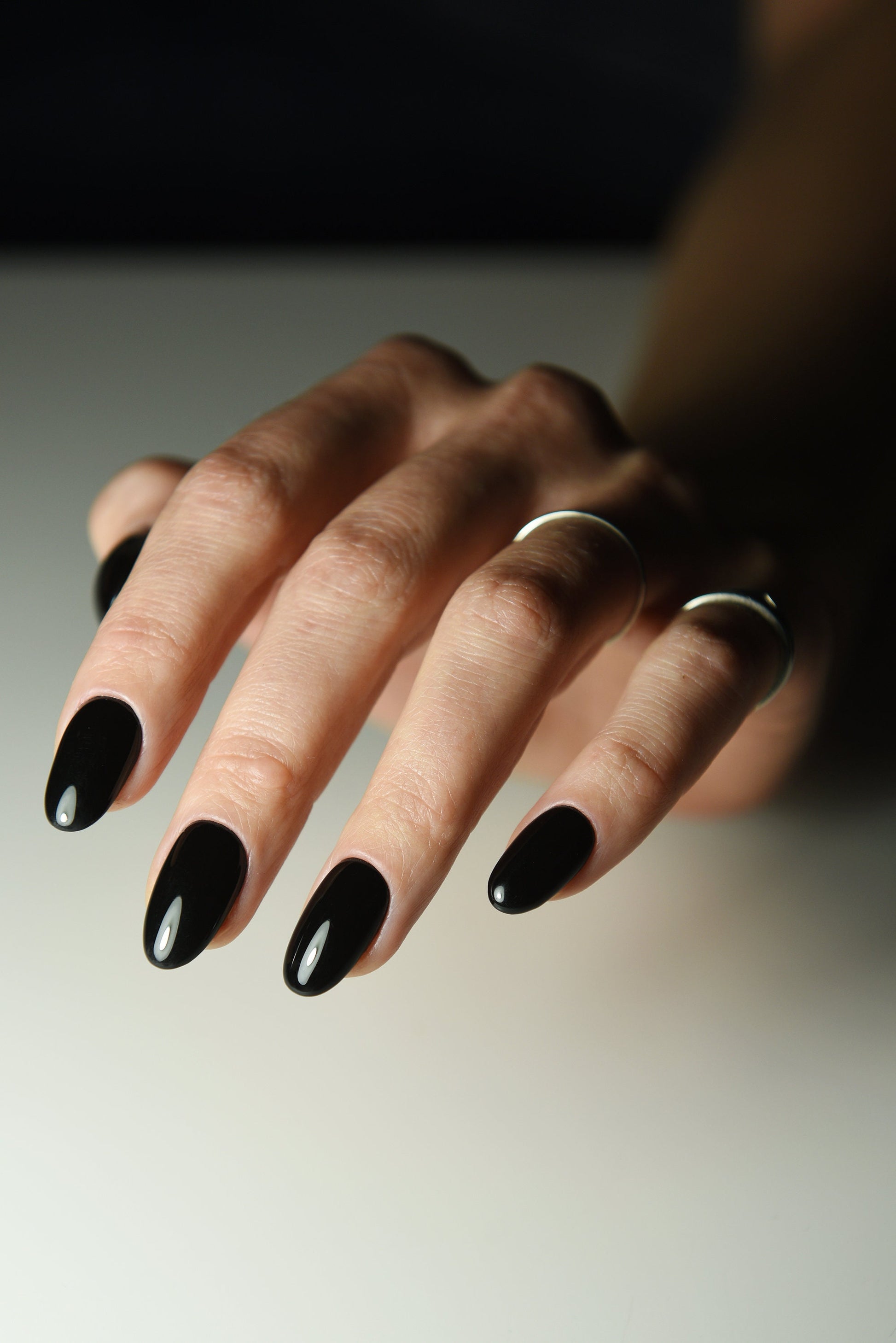 LATEX BLACK – Luxury Handmade Reusable Press On Nails