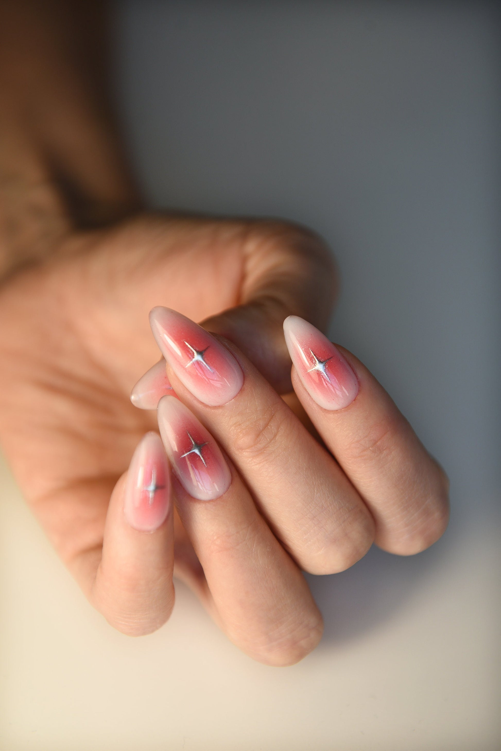 AURA MILKY – Luxury Handmade Reusable Press On Nails