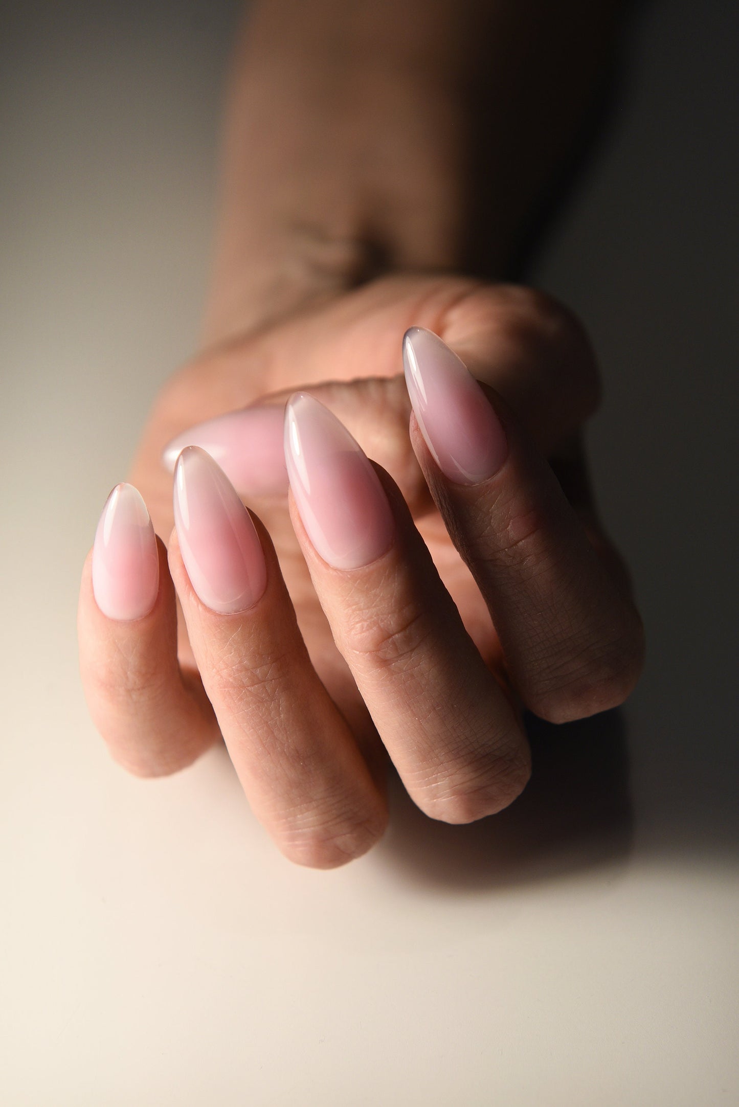 JELLY PINK | Kylie | Matte Glossy | Handpainted presson nails | Fake nails | Stiletto Oval Almond Square Coffin Balerina | Long Medium Short