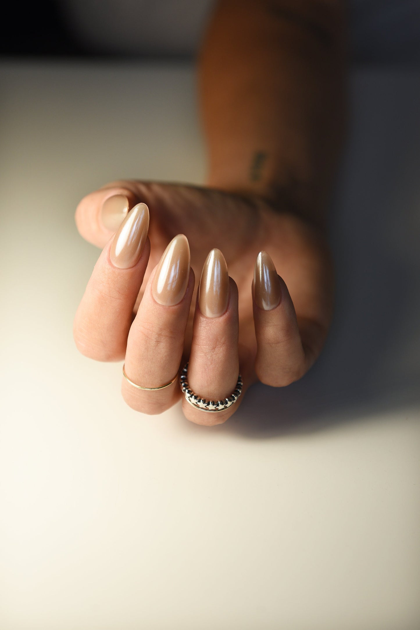 Chrome Girly Glazed Donut Press On Nails in 10 shades! Stiletto, Oval, Almond, Square, Coffin, Ballerina in Long, Medium, Short