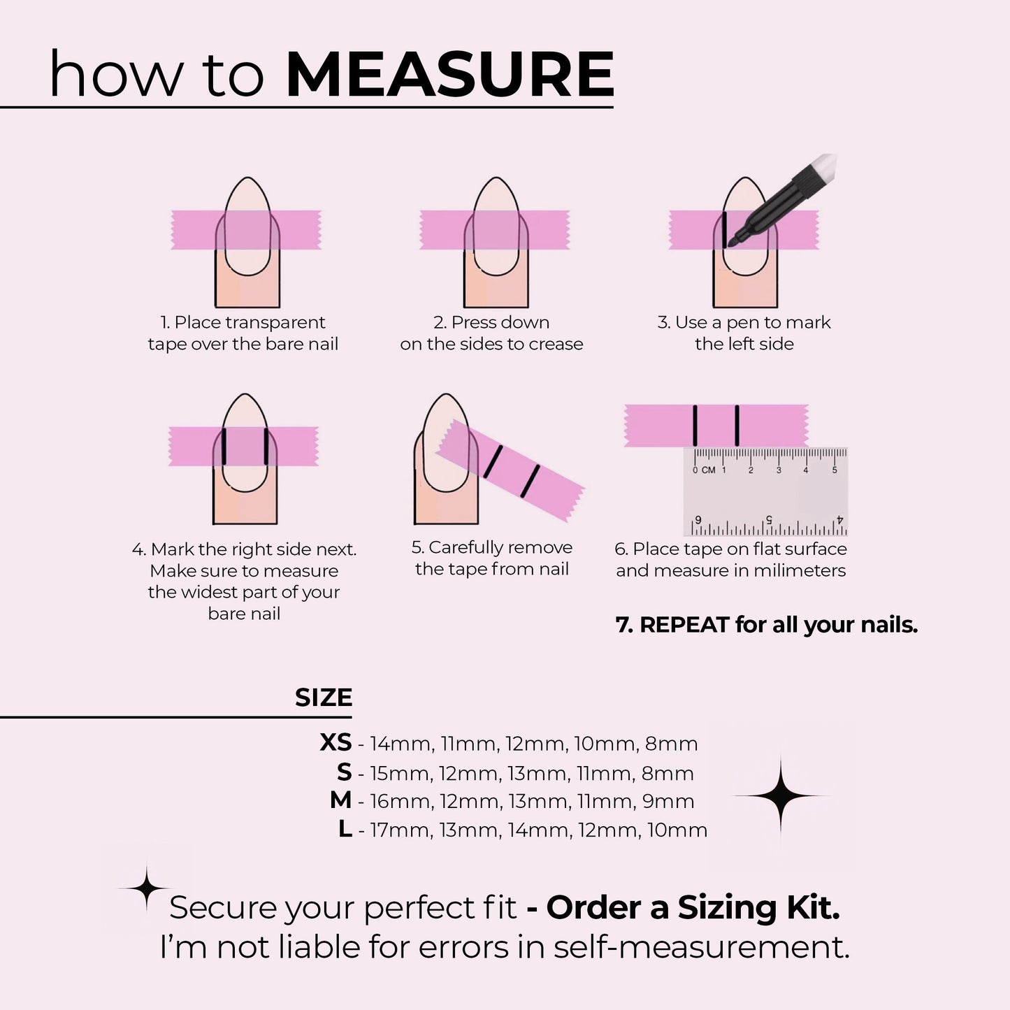 American French Press-On Nails – Natural Nude Handmade Gel Set