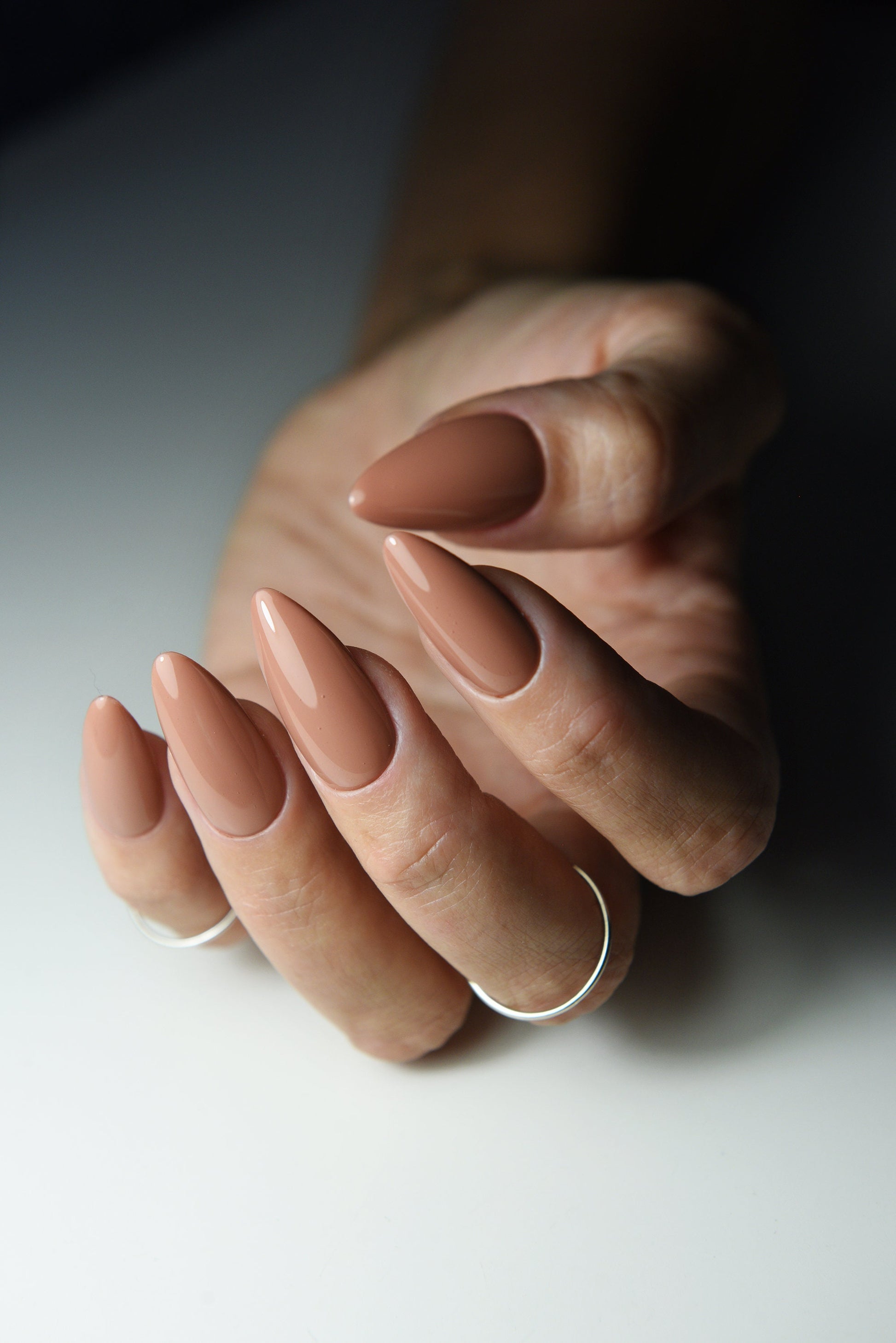 DESERT ROSE Sand beach Nails, Press Ons, Press On Nails, Solid Color, Summer Set, Acrylic, Reusable Nails, Long, Short, Almond, Coffin, Cute – Luxury Handmade Reusable Press On Nails