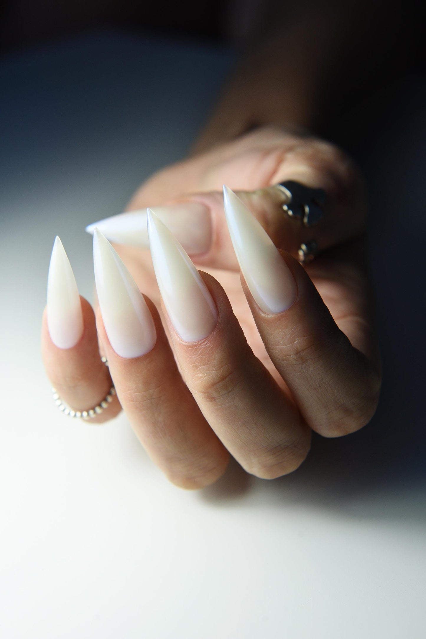 Ibiza Coconut Butter Press-On Nails – Aurora Blue Party Set