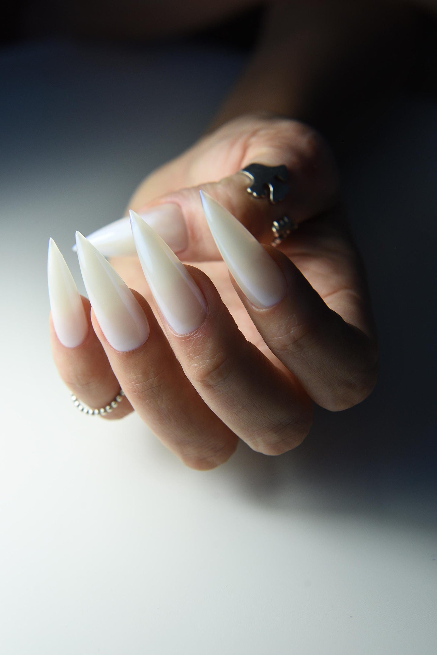 Ibiza Coconut Butter Press-On Nails – Aurora Blue Party Set