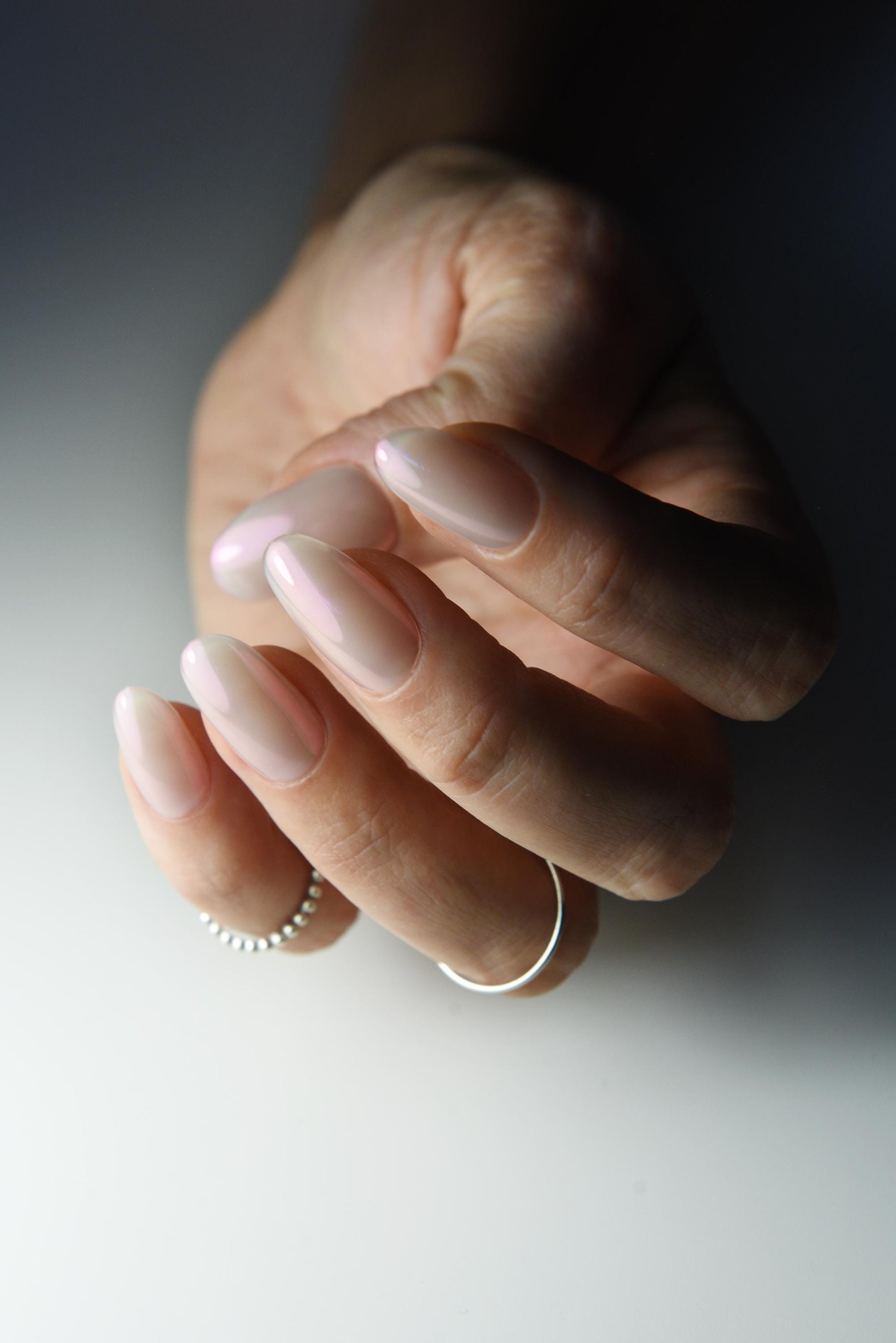 MERMAID AURORA Set, Electro Purple, Pink, Handpainted press on nails, reusable long stiletto party nails, short square, gift for girl, shiny