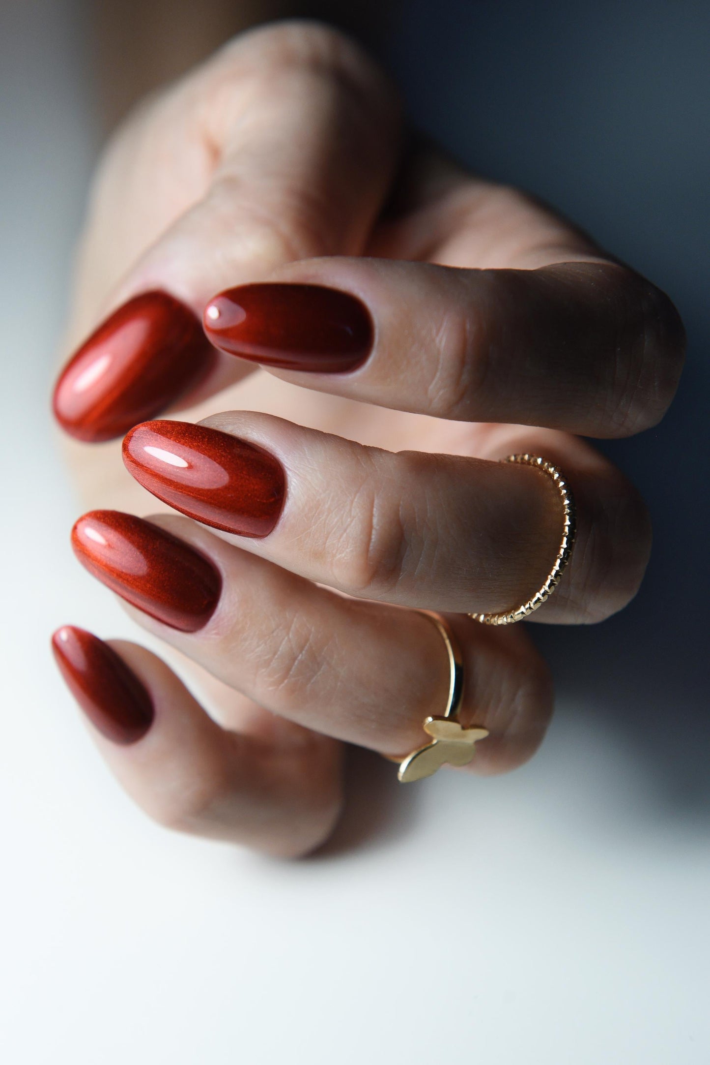 CHERRY Red Spring Summer Hot Press On Nails, Cat Eye Gel Manicure, party claws, simple fake nails for her, victory red nails, salon quality – Luxury Handmade Reusable Press On Nails