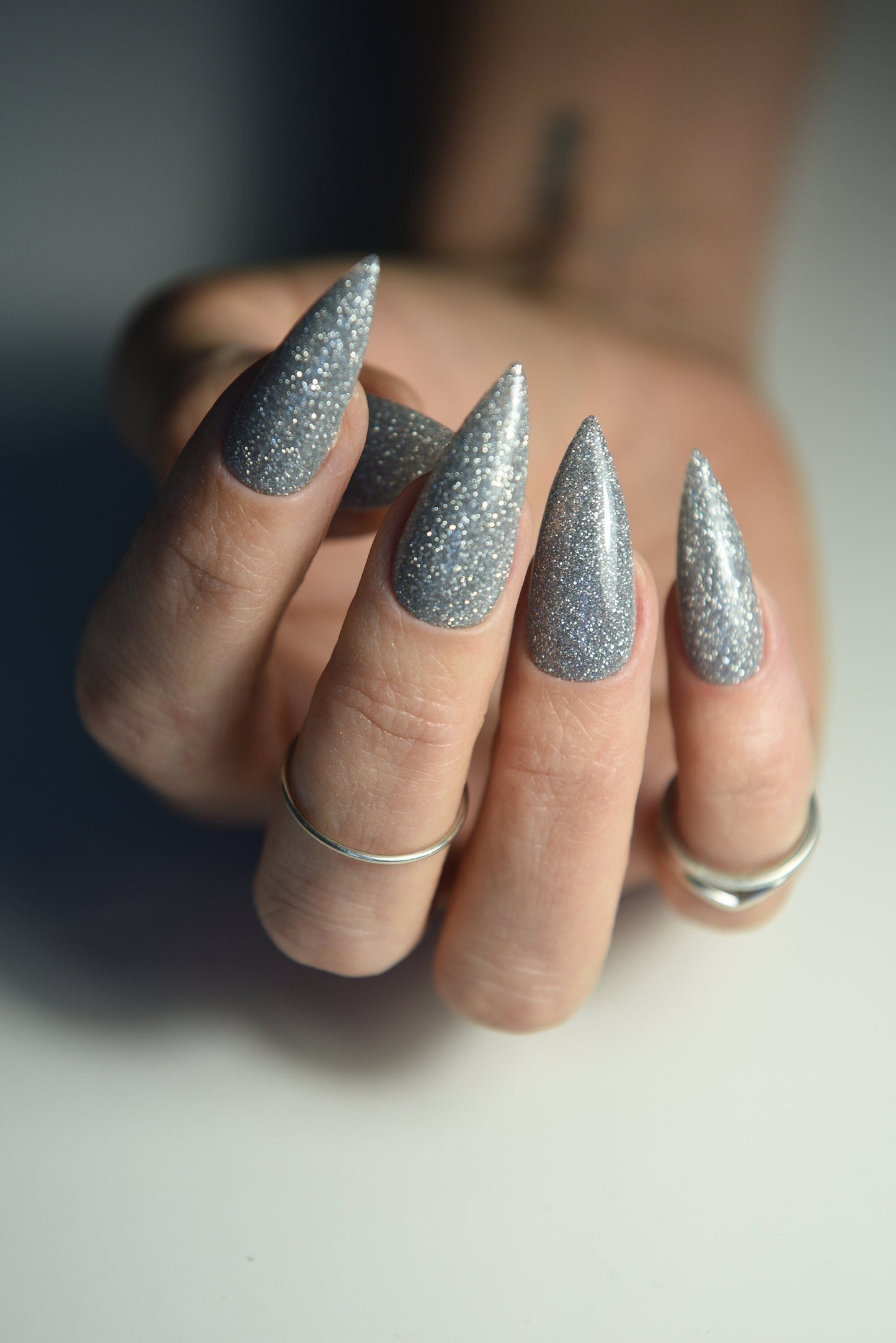 LET IT SNOW – Luxury Handmade Reusable Press On Nails