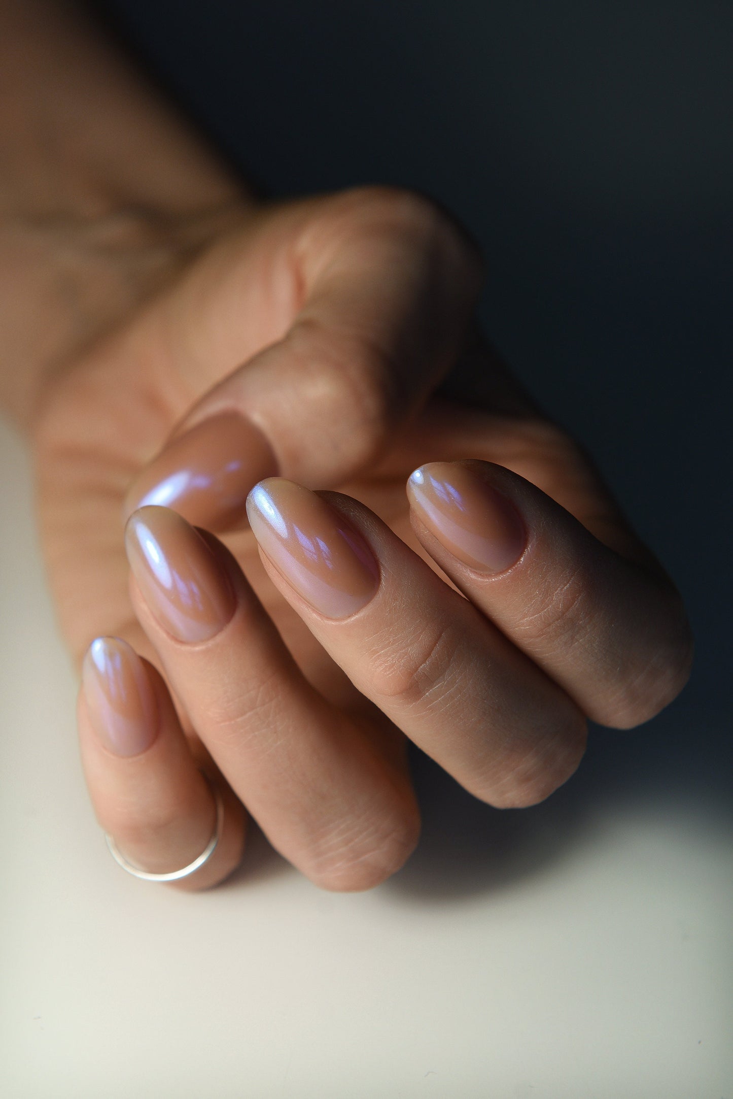 Royal Aurora – Royal & Electro Blue Press-On Nails