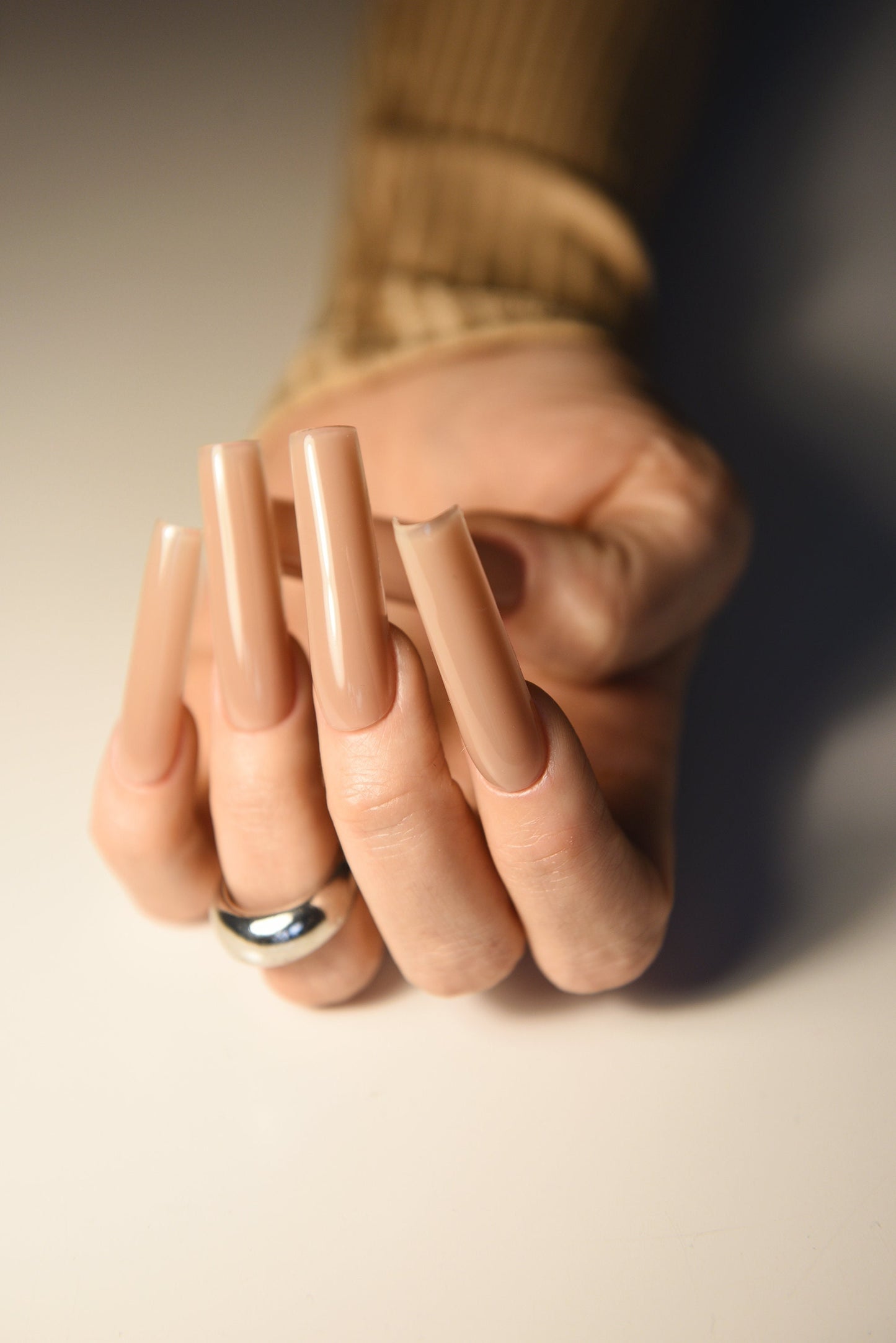 CARAMEL TOFFEE – Luxury Handmade Reusable Press On Nails