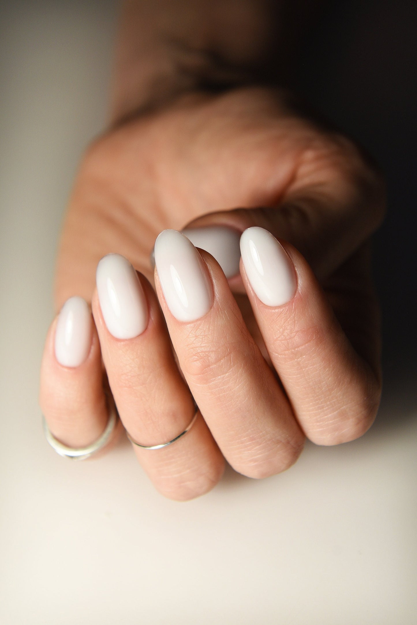 White Acrylic Press On Nails – Handmade Reusable Glossy or Matte
