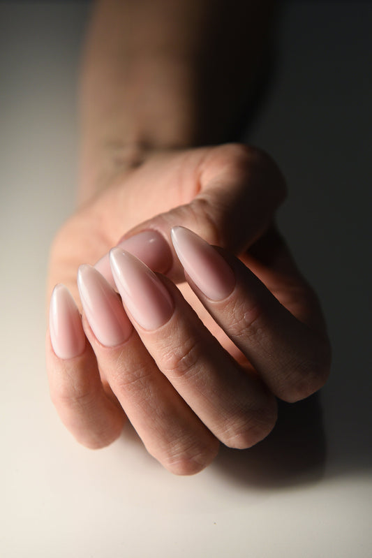 NEW MILKY PINK – Luxury Handmade Reusable Press On Nails