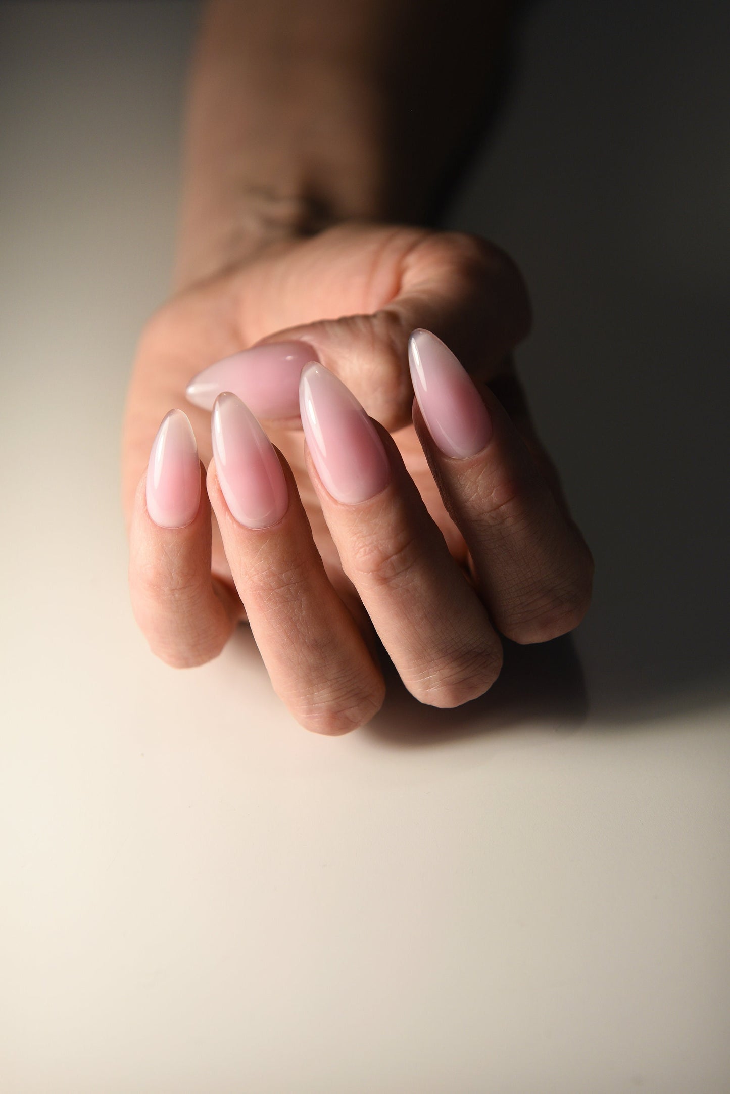 JELLY PINK | Kylie | Matte Glossy | Handpainted presson nails | Fake nails | Stiletto Oval Almond Square Coffin Balerina | Long Medium Short