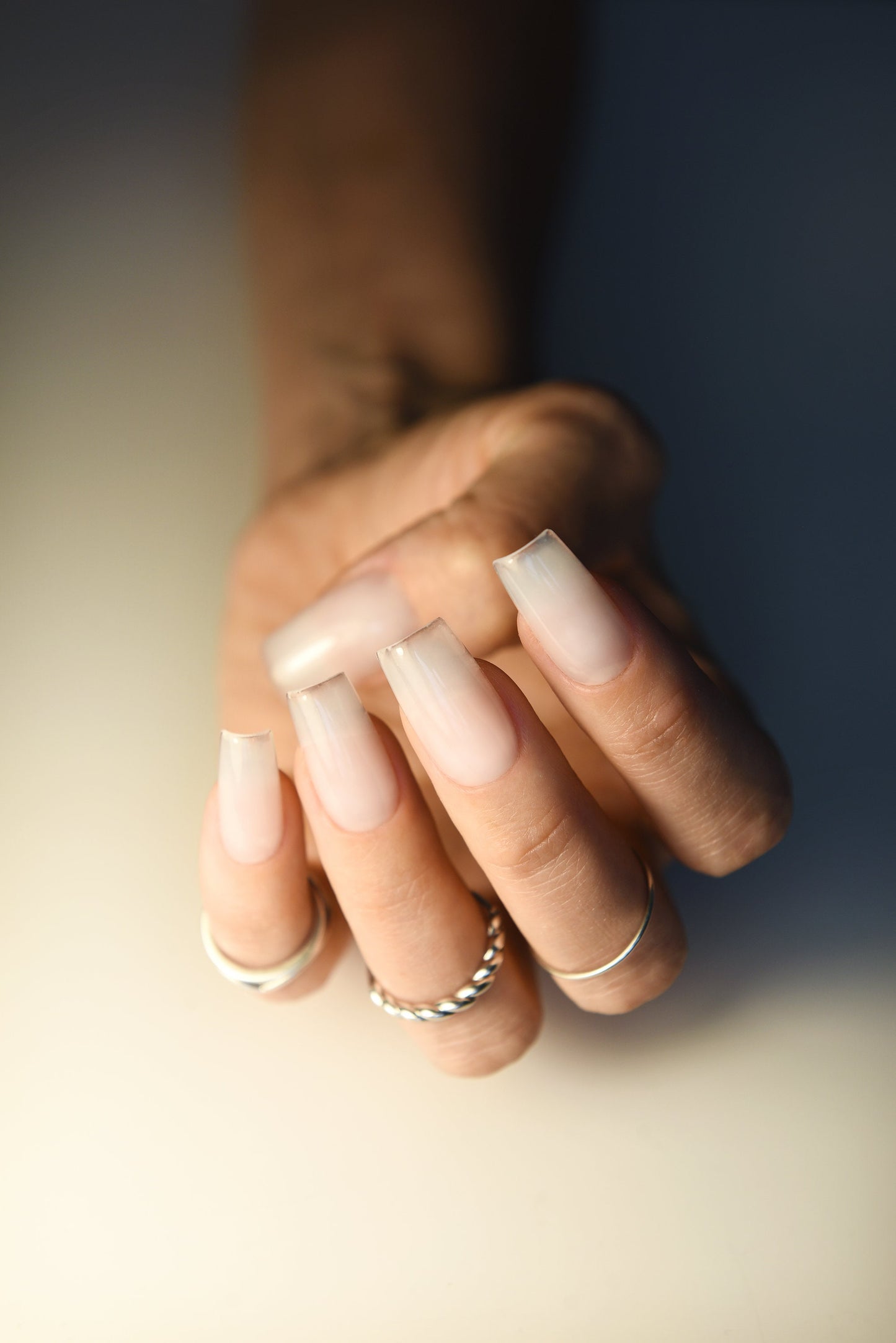 Builder Gel Milky Press On Nails - Strong as Acrylics, Customizable, and Affordable