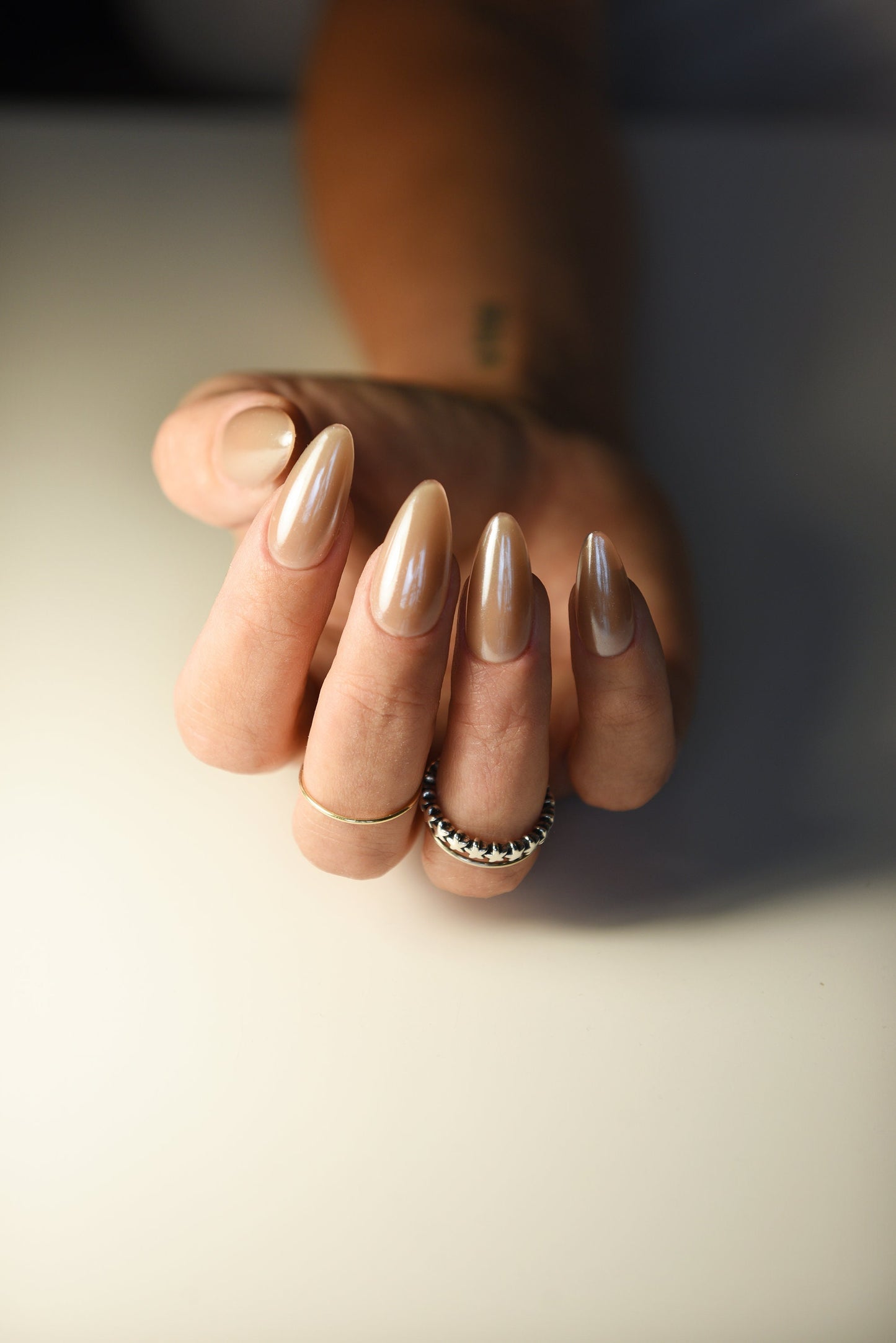 Chrome Girly Glazed Donut Press On Nails in 10 shades! Stiletto, Oval, Almond, Square, Coffin, Ballerina in Long, Medium, Short