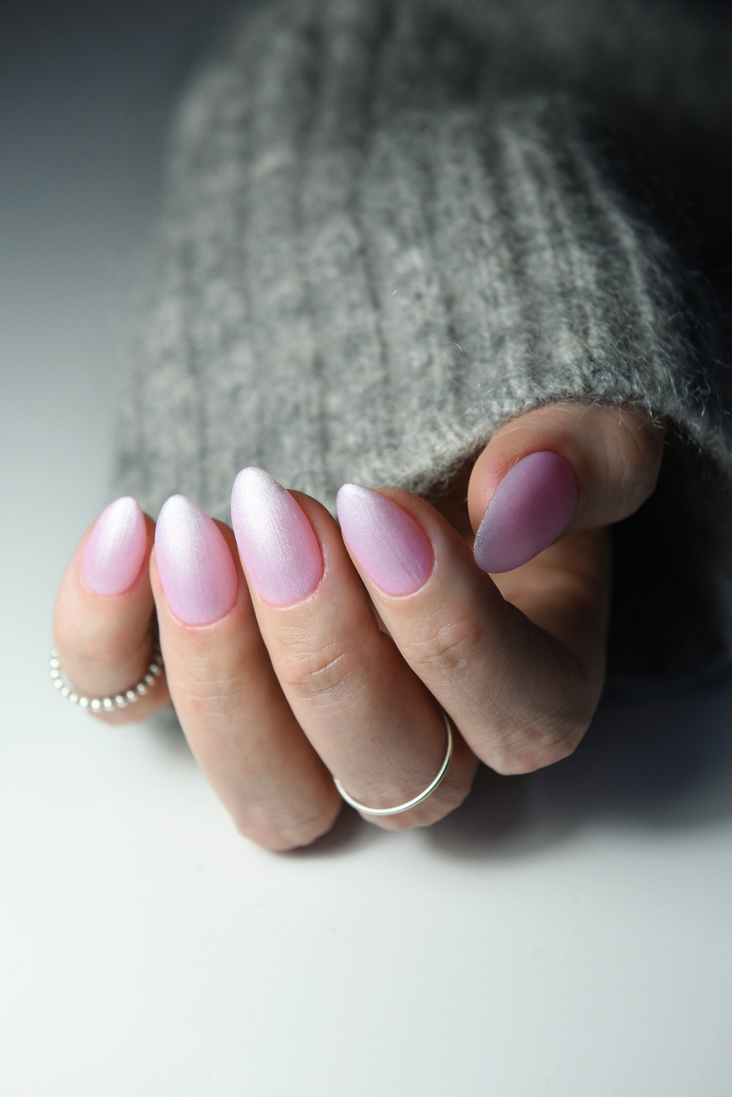 Pearl Pink Press On Nails – Holiday Acrylic-Look Handmade Nails | Long or Short Coffin, Almond, Stiletto