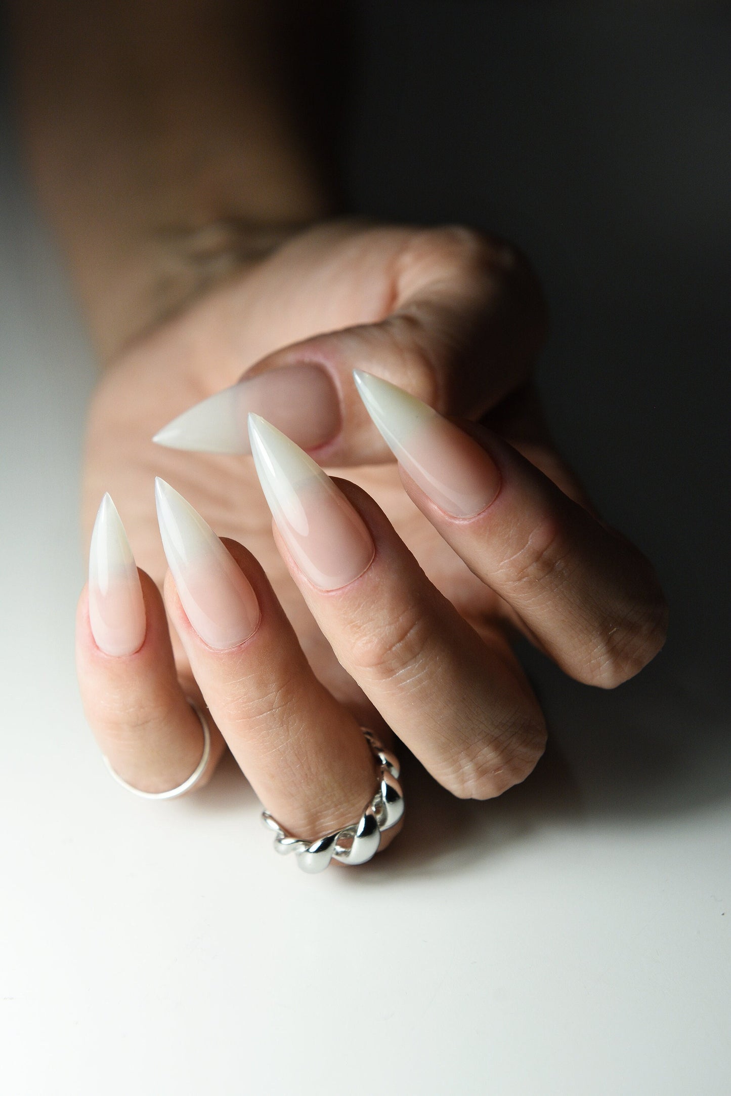 AMERICAN MANICURE Press On Nails, Natural Grown Nails, Natural nail tips, stiletto almond square squoval short long, reusable luxury