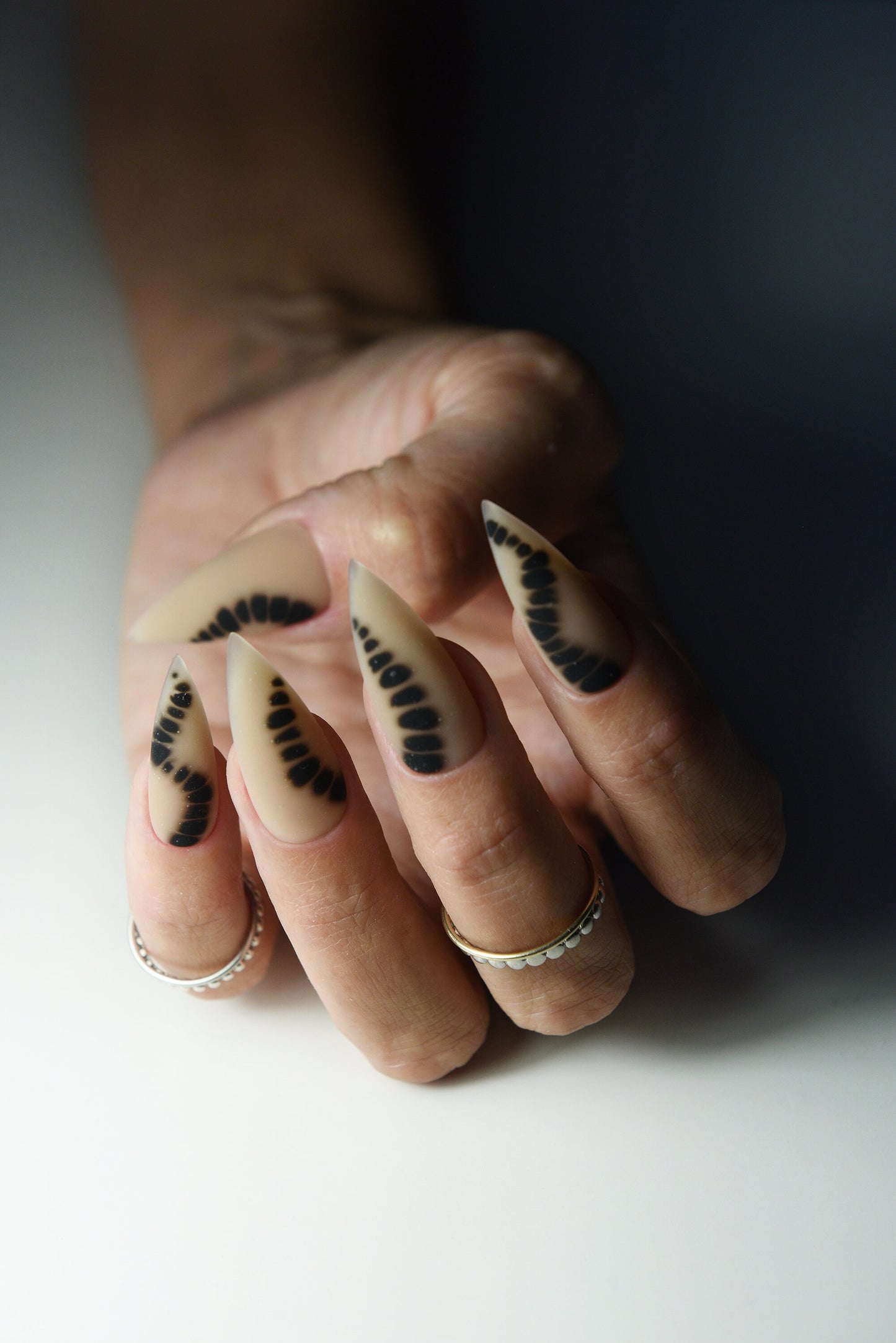 Blooming Spring Nude Press-On Nails – Handmade Reusable Luxury Set | Natural Look | Fashion Gift Idea for Her