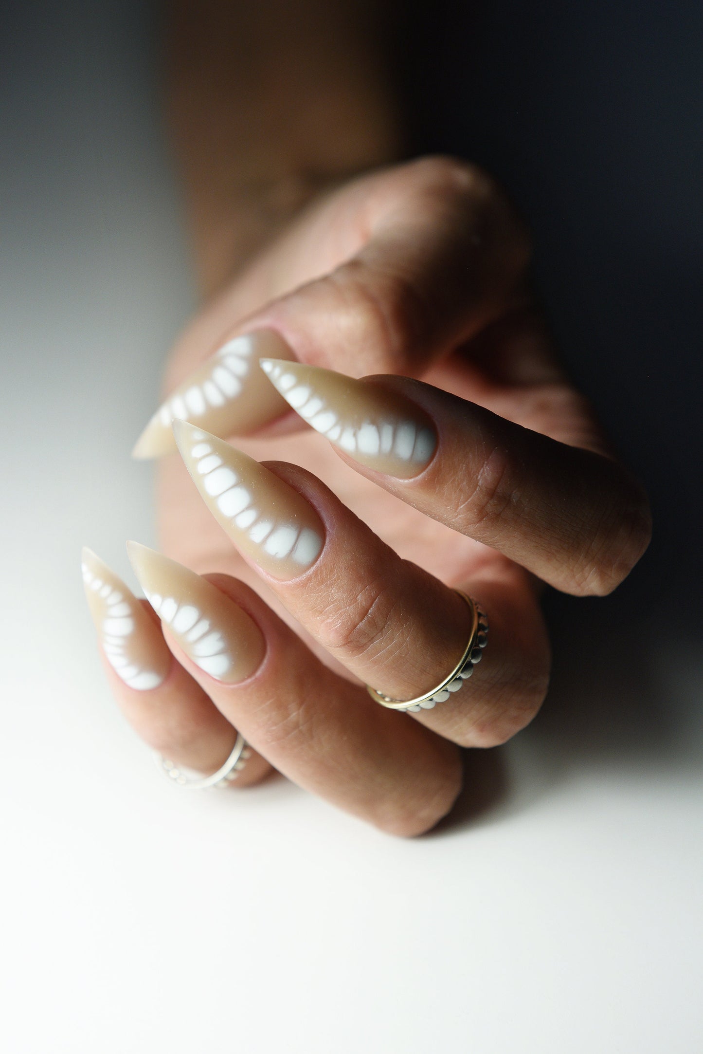 BLOOMING NUDE press on nails for SPRING, beige cute nails, stiletto, coffin, square, almond, long, short, gift for fashion girl, reusable